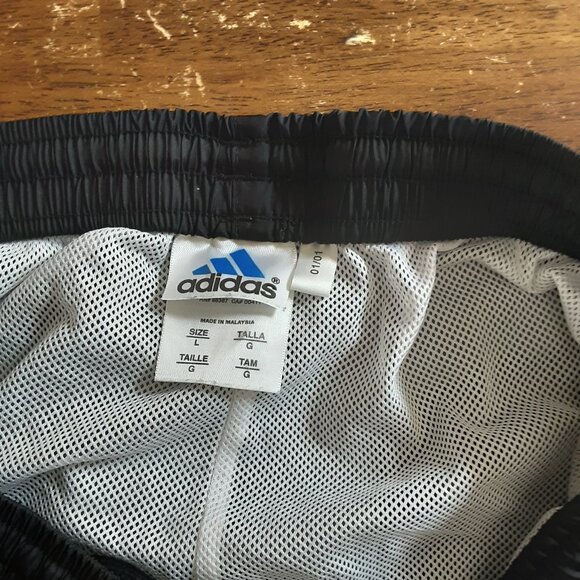 ADIDAS Mens Nylon Track Pants - Picture 3 of 4